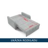 Pohovka Evelyn 3 rozložená na lůžko 196×130 cm – ukázka rozkládací funkce