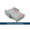 Rozkládací pohovka Evelyn 2 – ukázka rozloženého lůžka 196×110 cm