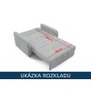 Rozkládací křeslo Evelyn 1 – rozložené na spaní, rozměr lůžka 196×80 cm