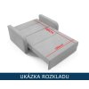 Rozkládací pohovka Fady – lůžko 196×130 cm v rozložené poloze