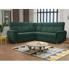 Rohová rozkládací sedací souprava Boston - zelená