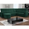 Rohová sedačka do U Boston zelená Monolith 37