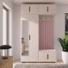 Nábytek do chodby - růžové čalounění