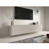 Závěsný TV stolek Trenza 200 cm - kašmír