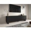 TV stolek Trenza 200 cm - černý