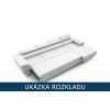 Rozkládací sedací soprava XL