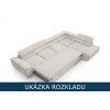 Rozklad sedací soupravy s variantami