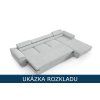 Rozklad rohové sedací soupravy XL