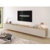 Závěsný TV stolek Bello 350 cm - dub/kašmír