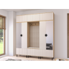 Předsíňová stěna Bello 3 - 12cm nožky, zrcadlo