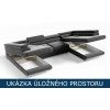 Rozkládací sedací souprava do U - úložný prostor