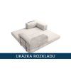 Rozkládací pohovka s bez úložného prostoru