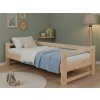 Smrková jednolůžková postel Lucas