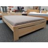 Manželská postel 180x200 cm z masivu borovice