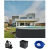 Bazénový set CF s bazénem ANTRAZIT/Sand 350 x 90 cm s ohřevem