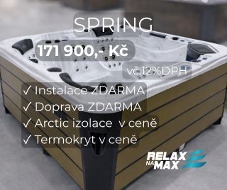 Vířivka SPRING musí uvolnit místo novým modelům na našem showroomu – a vy máte jedinečnou možnost ji získat za skvělou...