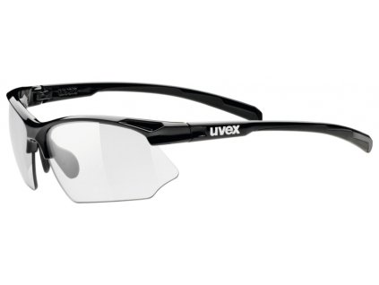 Okuliare uvex sportstyle 802 V fotochromatické, black/smoke s1-3
