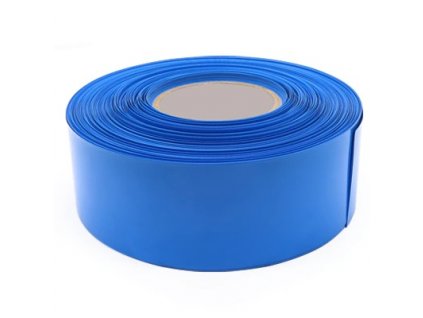 Fólia zmršťovacia na batérie 250 mm, modrá