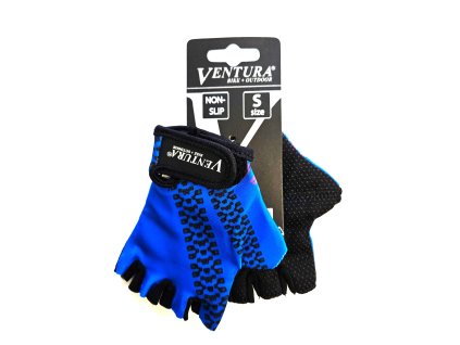 Rukavice detské, lycra/koža, veľ. S