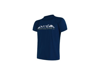 COOLMAX TECH MOUNTAINS LIMITED pánske tričko kr. rukáv tmavomodrá, v. XL