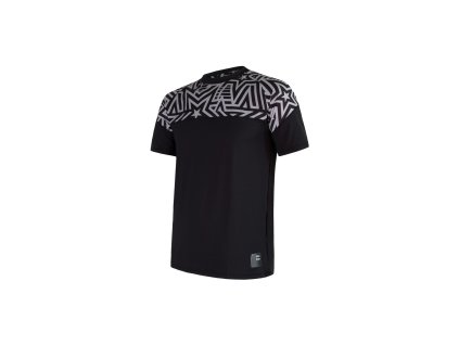 SENSOR COOLMAX IMPRESS pánske tričko kr. rukáv čierna/stars, v. S