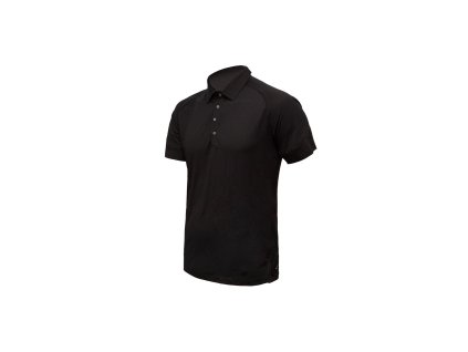 SENSOR MERINO ACTIVE polo pánske tričko kr. rukáv čierna, v. XL