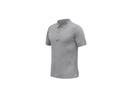 SENSOR MERINO ACTIVE polo pánske tričko kr. rukáv sivá, v. L