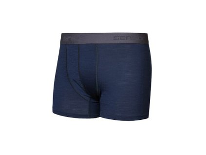 SENSOR MERINO ACTIVE pánske boxerky sýta modrá