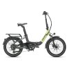 jobobike foldable city e bike ace hreen yellow