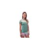 SENSOR COOLMAX IMPRESS dámske tričko kr .rukáv mätová/pruhy, v. M