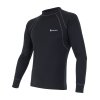 SENSOR DOUBLE FACE pánske tričko dlhý rukáv, čierna, v. L