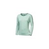 SENSOR MERINO AIR traveller dámske tričko dl. rukáv bazalka zelená, v. L