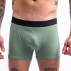 SENSOR MERINO DF pánske boxerky bazalka zelená