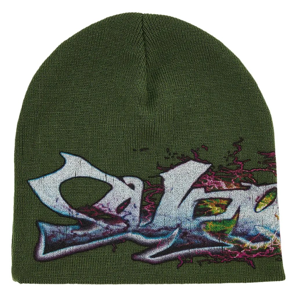Supreme Tag Beanie (FW25) Green 1