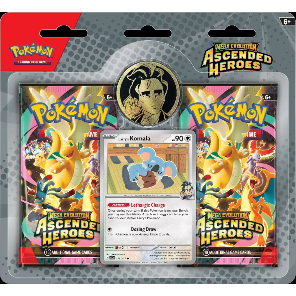 Pokemon TCG Mega Evolution Ascended Heroes 2pk Blister 2