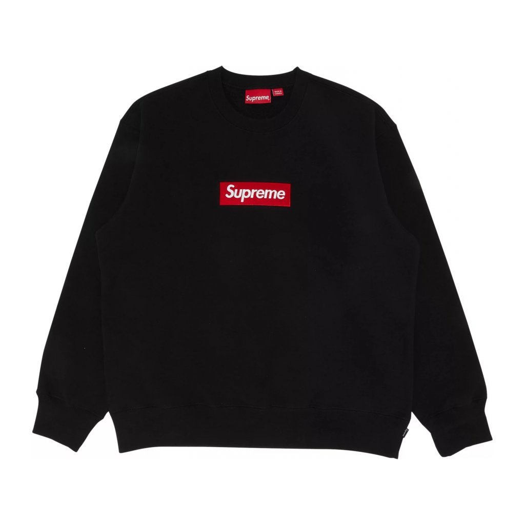 Supreme Box Logo Crewneck (FW22) Black - Released