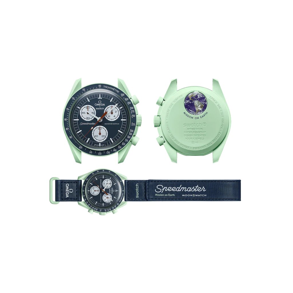 Swatch x Omega Bioceramic Moonswatch Mission to Earth - Released