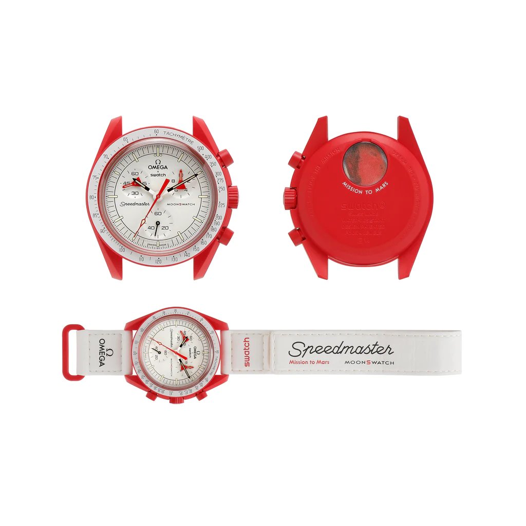 Swatch x Omega Bioceramic Moonswatch Mission to Mars - Released