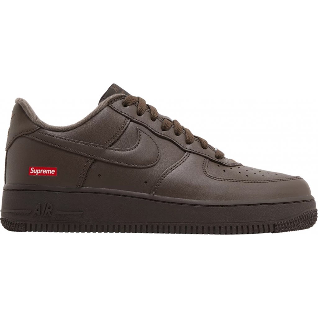 Nike Air Force 1 Low Supreme Baroque Brown - Released