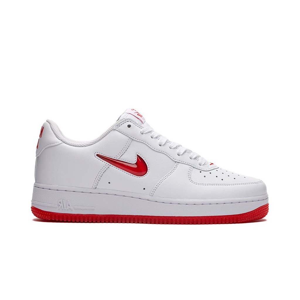 Nike Air Force 1 Low '07 Retro Color of the Month Jewel Swoosh University Red 1