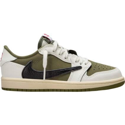 Jordan 1 Retro Low OG SP Travis Scott Medium Olive (PS) 1