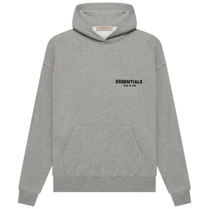 Fear of God Essentials Hoodie Dark Oatmeal 1