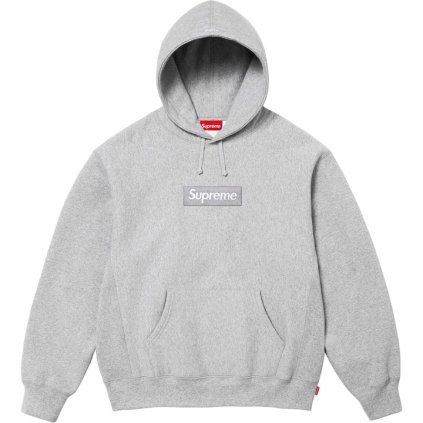Supreme Box Logo Hooded Sweatshirt Sweatshirt (FW24) Heather Grey