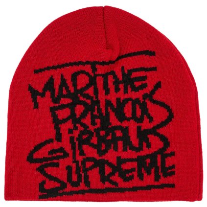 Supreme Marithé + François Girbaud Beanie Red 1