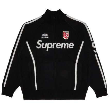 Supreme Umbro Zip Up Sweater Black 1