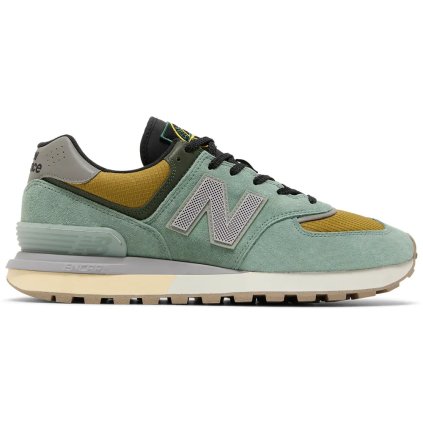 New Balance 574 Legacy Stone Island Light Green 1