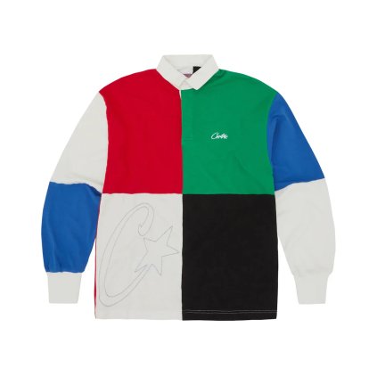 Corteiz C Star Rugby Shirt Multi