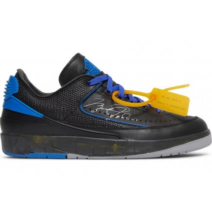 Jordan 2 Retro Low SP Off White Black Blue