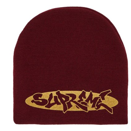 Supreme New World Order Beanie Cardinal 1