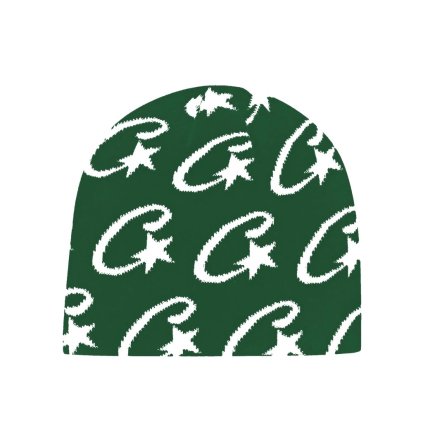 Corteiz Cstarz Monogram Beanie Green